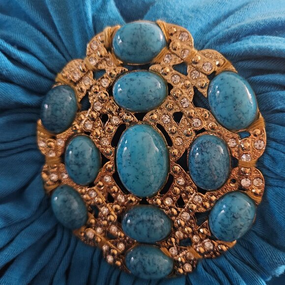 Sky Dress with Embellishment-Size Small - Picture 8 of 17